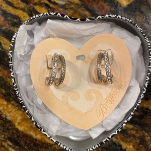 Brighton Neptune’s Ring - Silver plated earrings. NEVER WORN